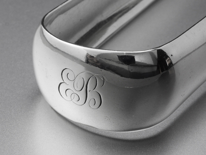 Scottish Provincial Silver Sugar Tongs - David Gray, Dumfries